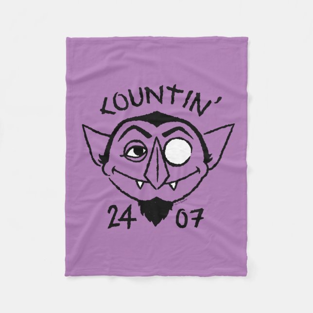 Count von Count Skate Logo - Countin' 24/7 Fleecedecke (Vorderseite)
