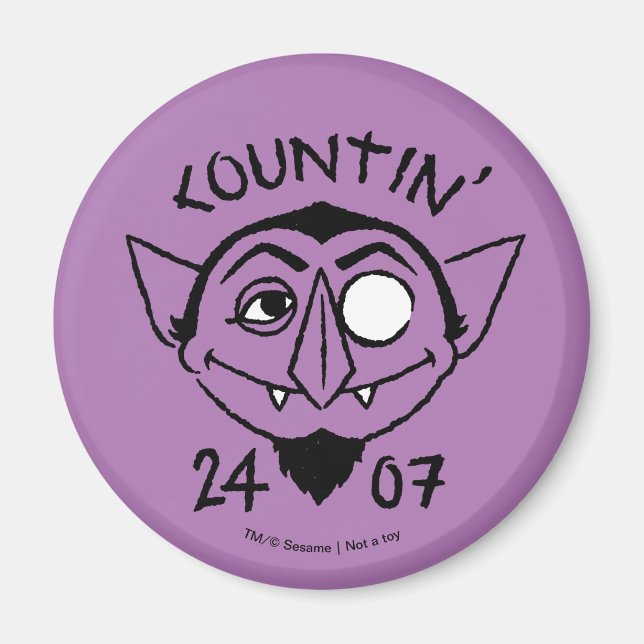 Count von Count Skate Logo - Countin' 24/7 Magnet (Vorne)
