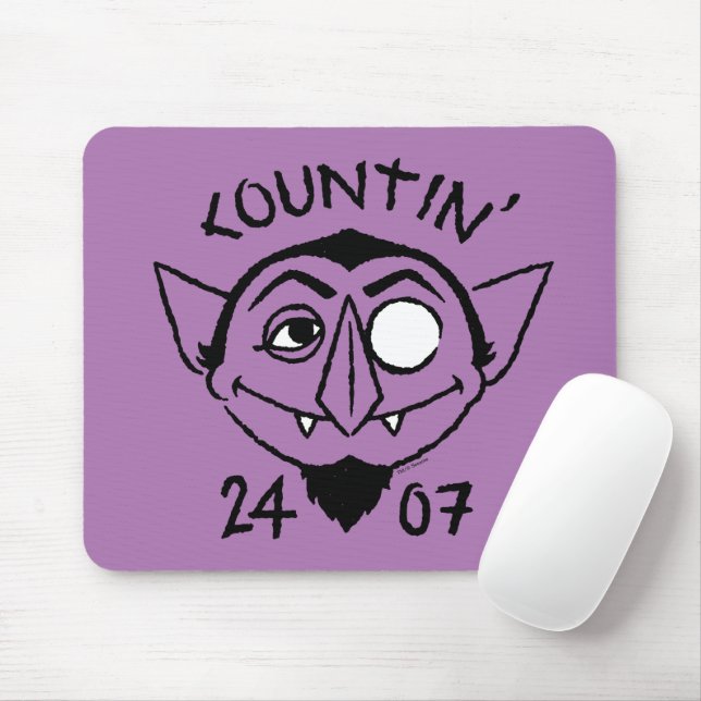 Count von Count Skate Logo - Countin' 24/7 Mousepad (Mit Mouse)