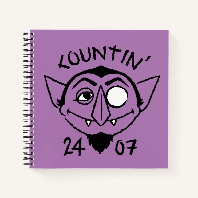 Count von Count Skate Logo - Countin' 24/7 Notizbuch (Vorderseite)