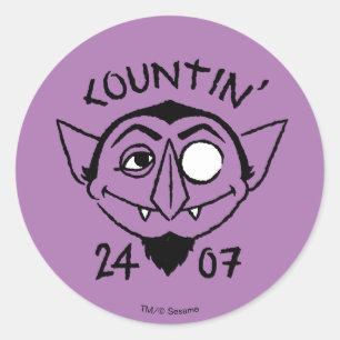 Count von Count Skate Logo - Countin' 24/7 Runder Aufkleber