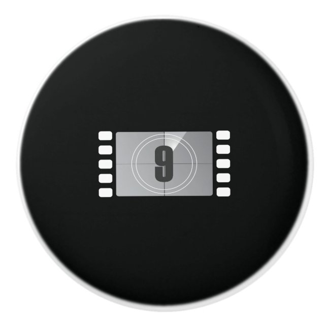 Countdown 9-Keramik Keramikknauf (Vorderseite)