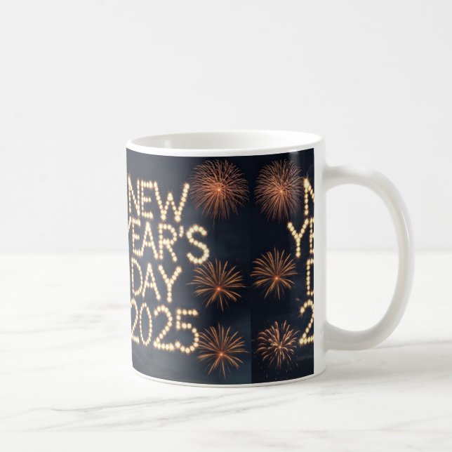 Countdown bis 2025: Stilvolle Neujahrsgeschenke un Kaffeetasse (Rechts)