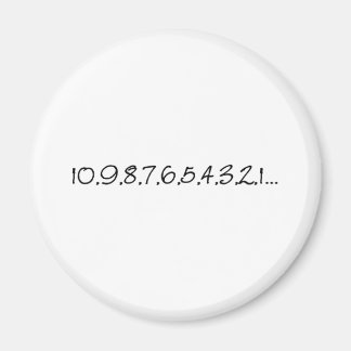 Countdown für das neue Jahr Magnet