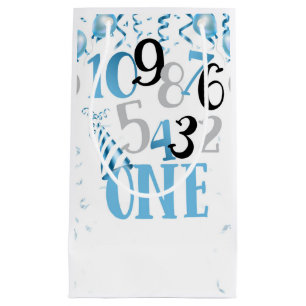 Countdown für einen Geburtstag Kleine Geschenktüte