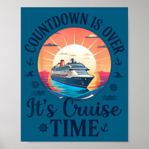 Countdown ist über seiner Kreuzfahrtzeit Countdown Poster