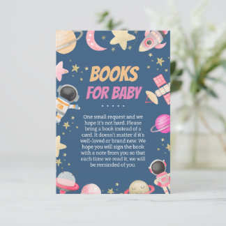 Countdown Space Girl Books for Baby Begleitkarte