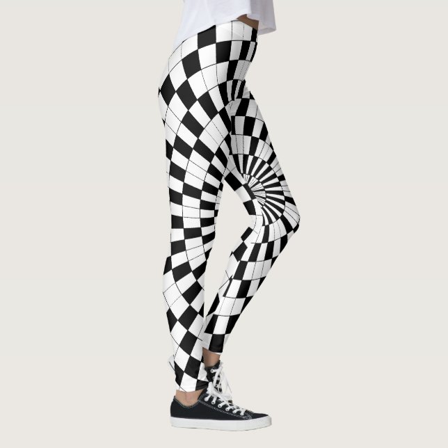 Counter Spirals von Kenneth Yoncich Leggings (Rechts)