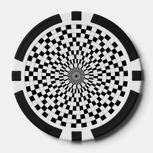 Counter Spirals von Kenneth Yoncich Pokerchips (Vorderseite)