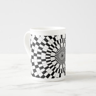 Counter Spirals von Kenneth Yoncich Prozellantasse