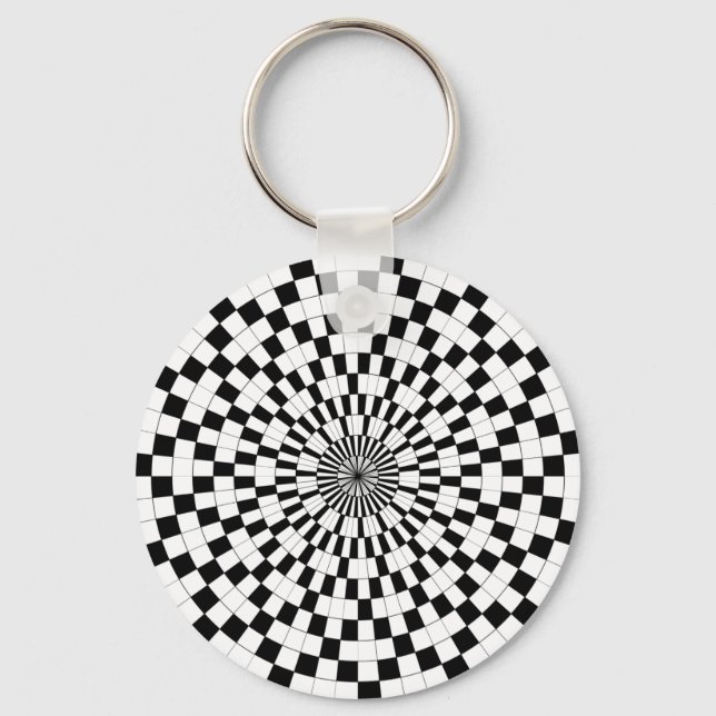 Counter Spirals von Kenneth Yoncich Schlüsselanhänger (Vorderseite)