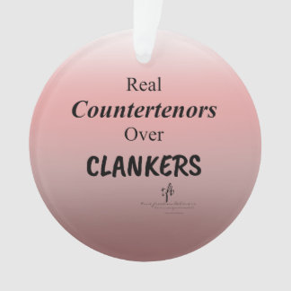 Countertenöre über Clankers Rose Anti-AI-Schund Ornament