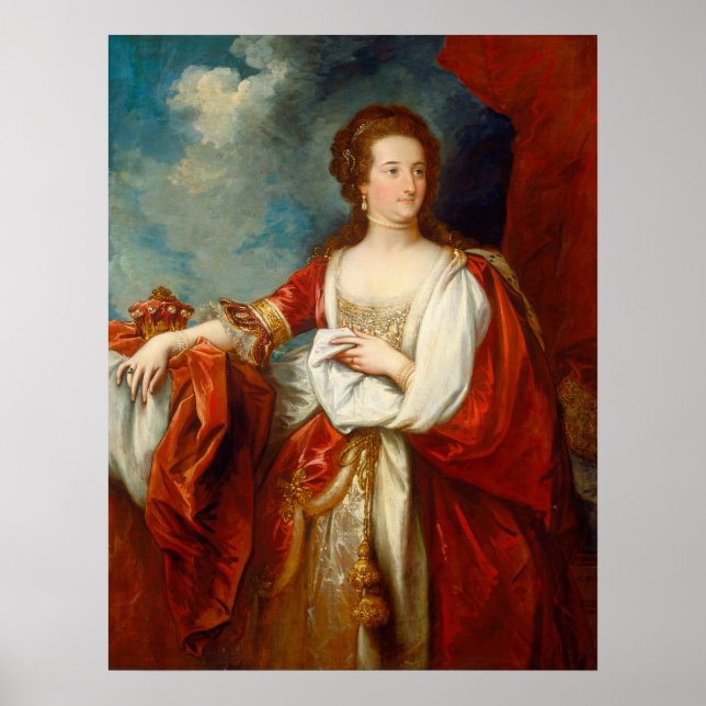 Countess Effingham - Benjamin West Fine Art Poster (Vorne)