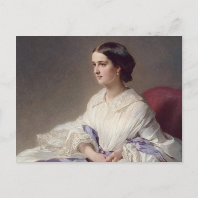 Countess Olga Shuvalova, 1858 Postkarte (Vorderseite)