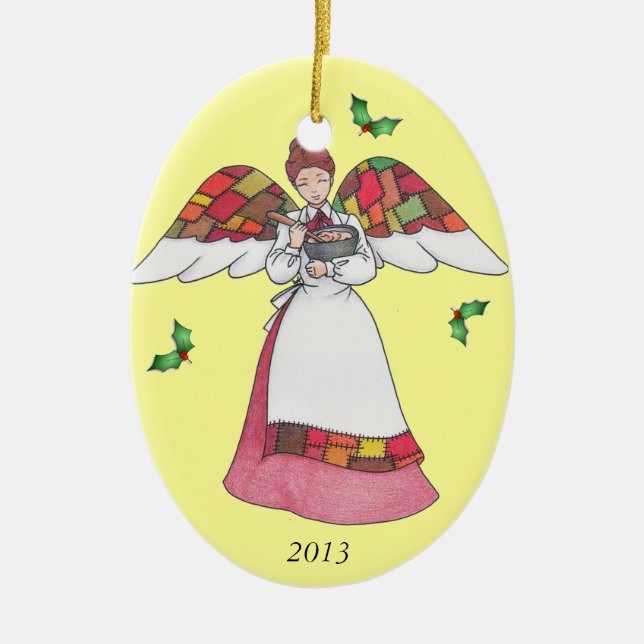 Country Angel (Rot) Ornament (Vorne)