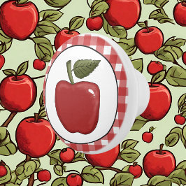 Country Apple Kitchen Keramik Knopf Keramikknauf