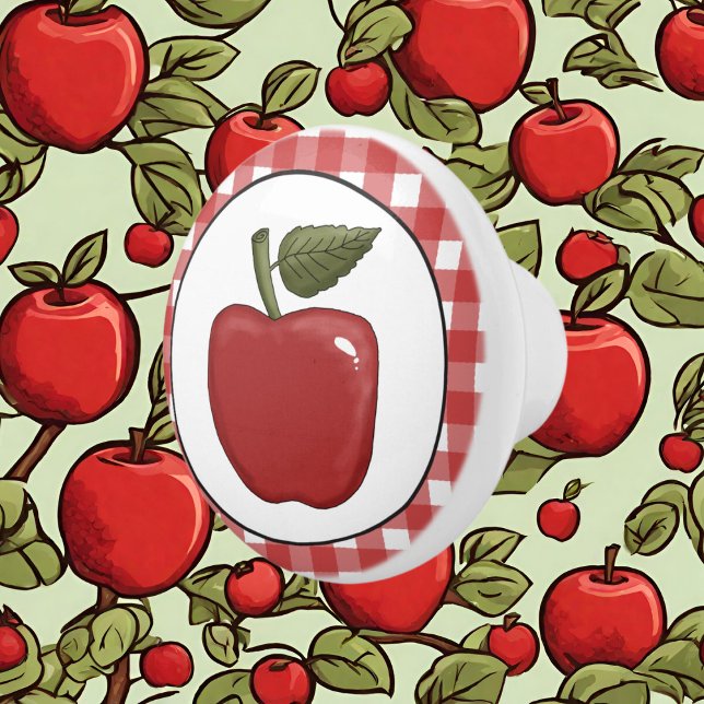Country Apple Kitchen Keramik Knopf Keramikknauf (Von Creator hochgeladen)