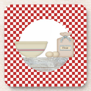 Country Baking Cork Coaster Getränkeuntersetzer