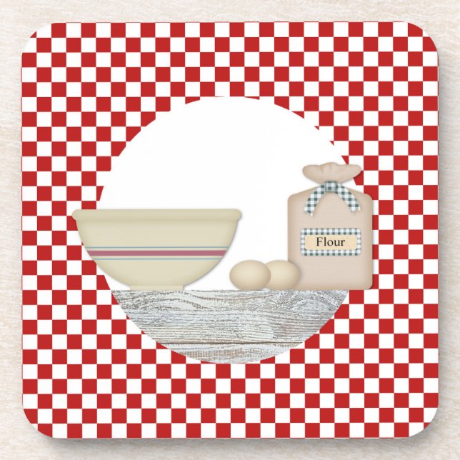 Country Baking Cork Coaster Getränkeuntersetzer (Vorderseite)