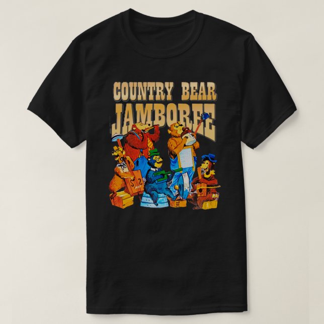 Country Bear Jamboree Vintag Retro T-Shirt (Design vorne)