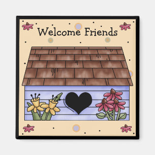 Country Birdhouse Kühlschrankmagnet Magnet