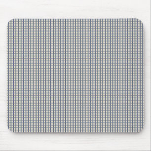 Country Blue Gingham Karos Mousepad