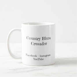 Country Blues Crusader Classic Tasse, 325 ml Kaffeetasse