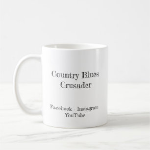 Country Blues Crusader Classic Tasse, 325 ml Kaffeetasse