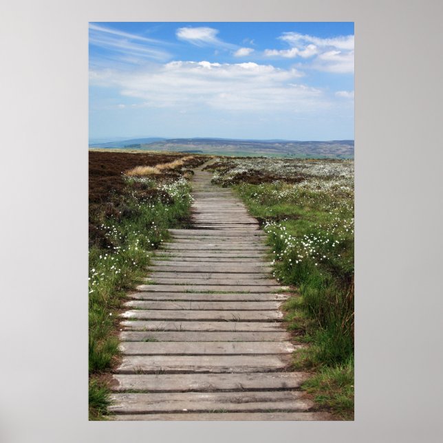 Country Boardwalk Pathway Poster (Vorne)
