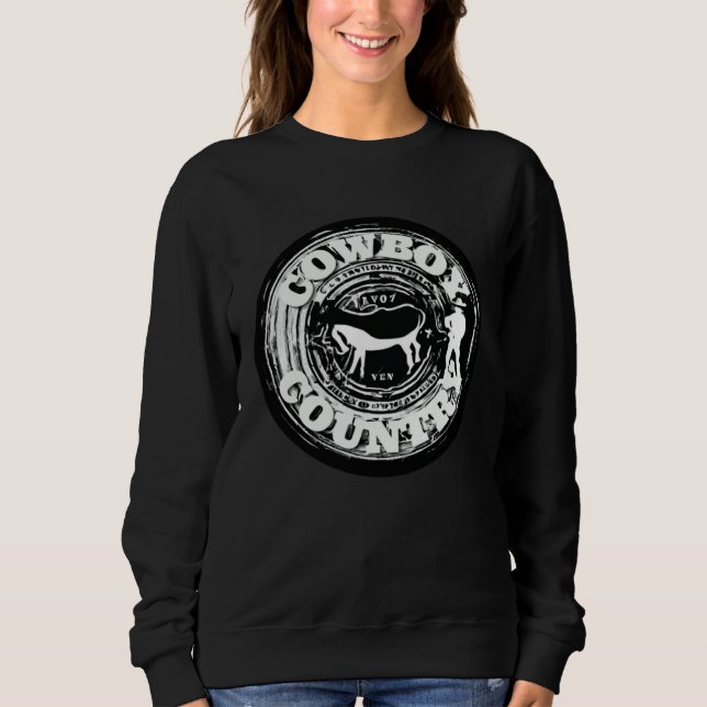 Country Branding Irons Music Western Aesthetics Fa Sweatshirt (Vorderseite)