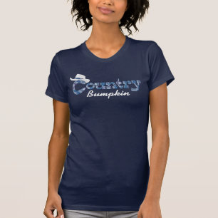 Country Bumpkin Cowgirl Denim & Blume Top