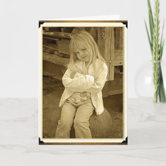 Country Bumpkin Karte (Vorderseite)