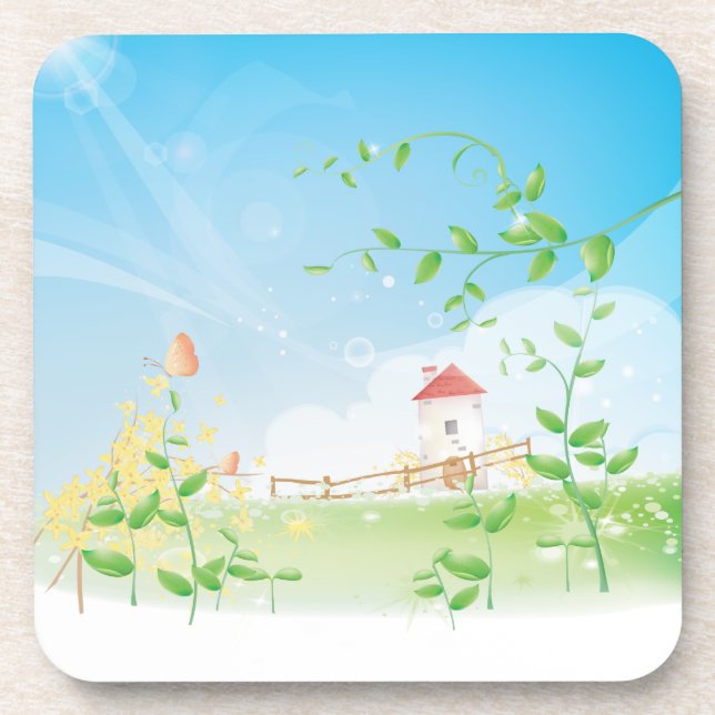 Country Butterfly Untersetzer (Vorderseite)