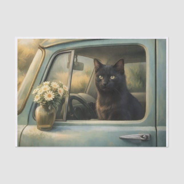 Country Cat  Seidenpapier (Vorderseite)