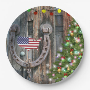 Country Charm Weihnachten Pappteller