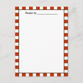 Country Checked Recil Blank #2 Karte