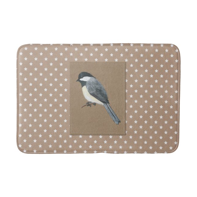 Country Chickadee Bath Mat Badematte (Vorderseite)