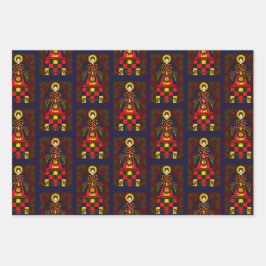 Country Christmas Angel Geschenkpapier Set