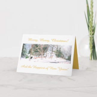 Country Christmas Card Feiertagskarte