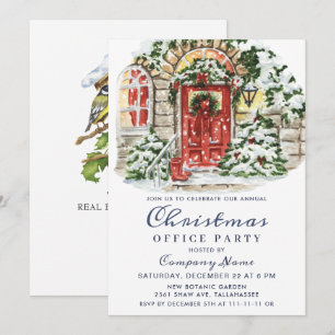 Country Christmas House Firmen-Weihnachtsfeier Einladung