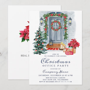 Country Christmas House Firmen-Weihnachtsfeier Einladung