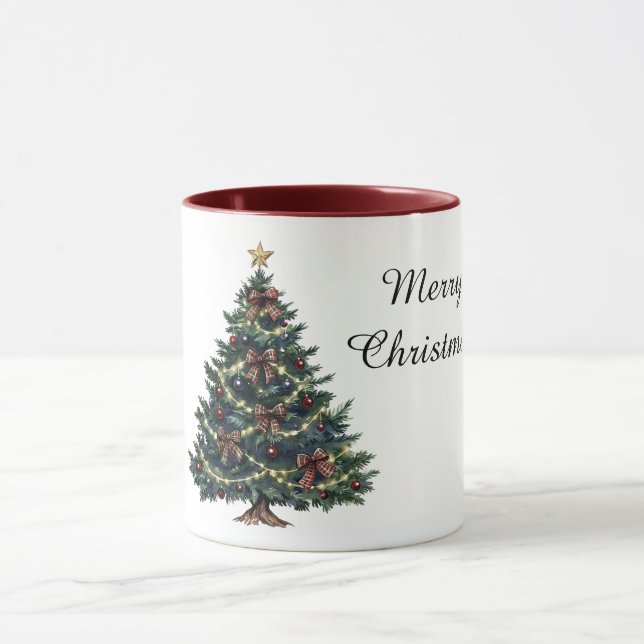Country Christmas Tree Tasse (Zentrum)