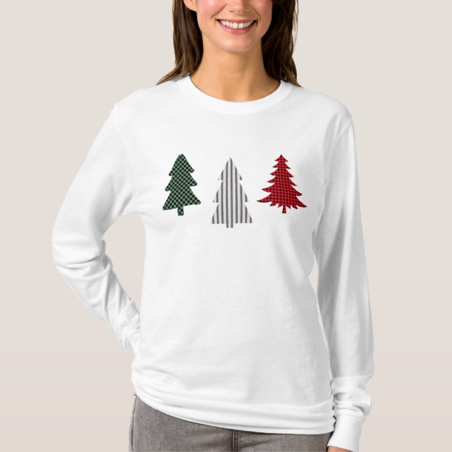 Country Christmas Trees Shirt (Vorderseite)