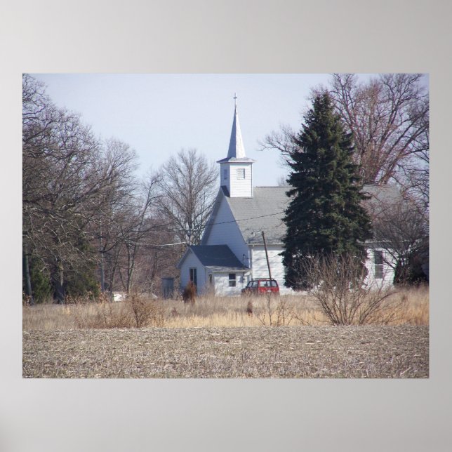 Country Church Poster (Vorne)