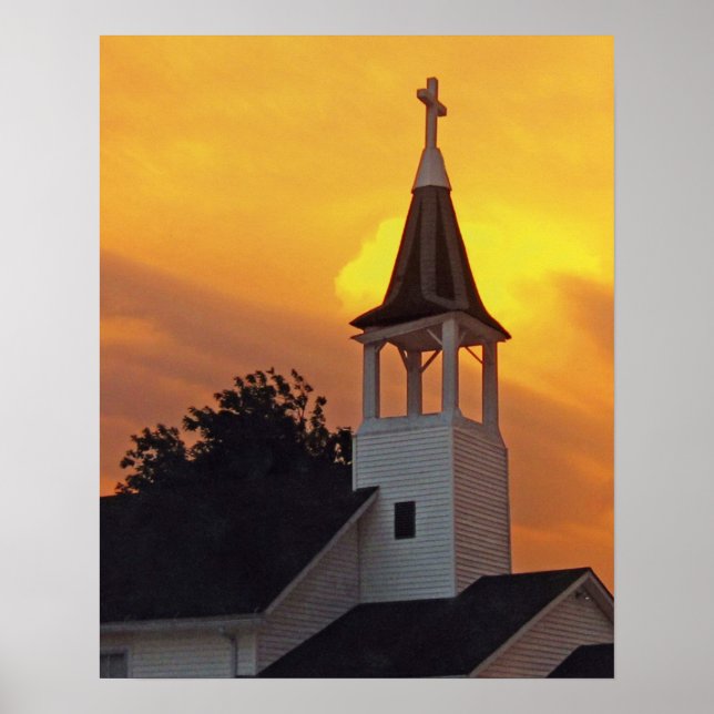 Country Church Poster (Vorne)