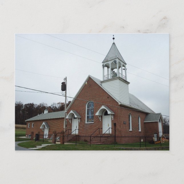 Country Church Postkarte (Vorderseite)