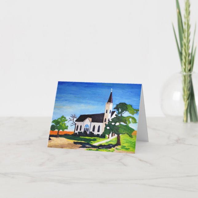 Country Church, Richland, Texas Karte (Vorderseite)