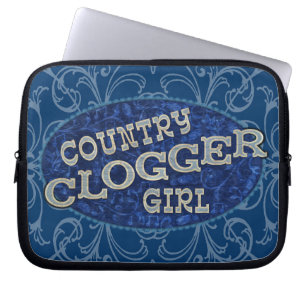 Country Clogger Girl Clogging Laptopschutzhülle