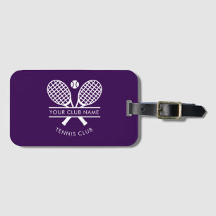 Country Club Name Tennis Team Accessoires Benutzer Gepäckanhänger