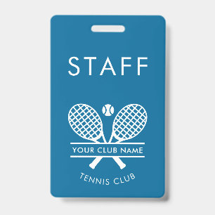 Country Club Name Tennisschläger Symbol Ausweis